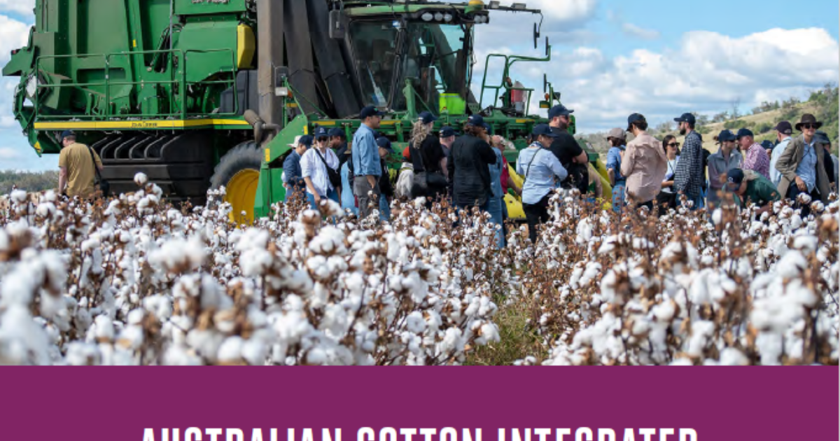 Australian Cotton Examples Australian Cotton | Australian Cotton Integrated Sustainability…