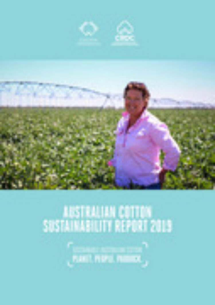 2019 Australian Cotton Sustainability Report Full Report single pages pg1 x180