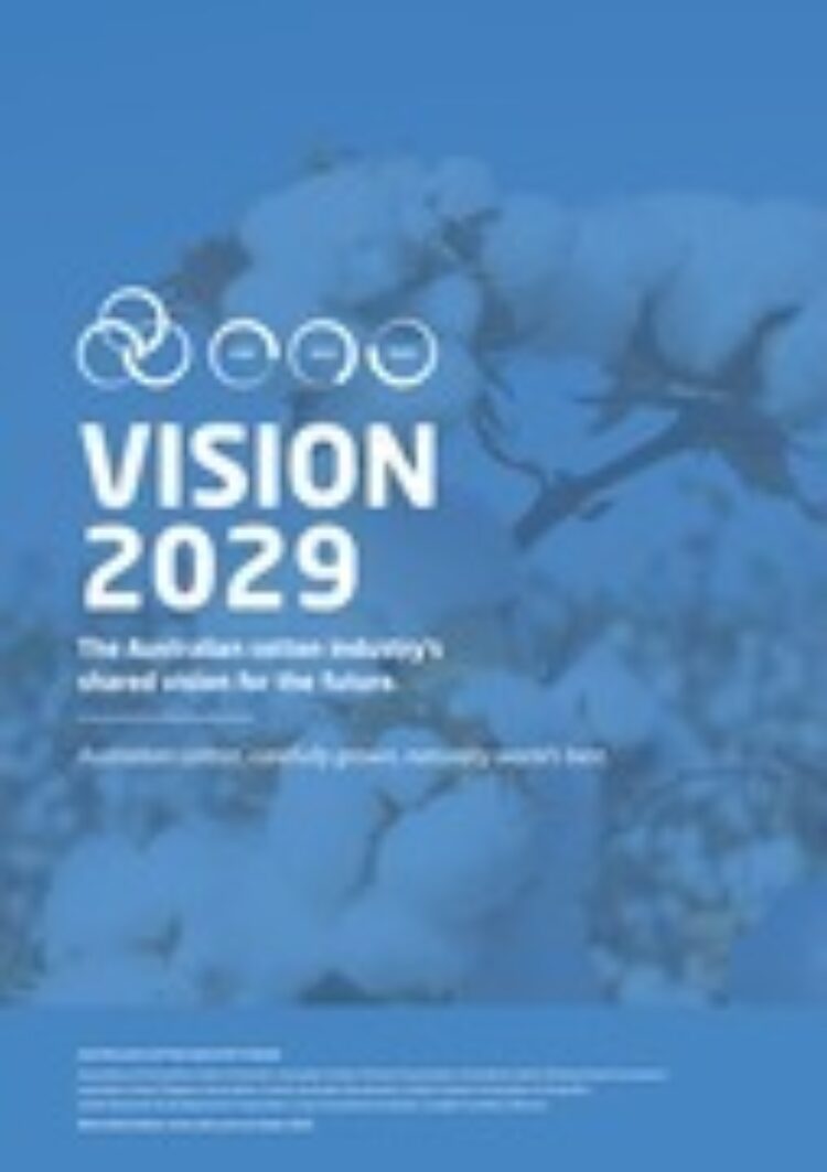 Australian Cotton Progress Towards Vision 2029 pg1 x180