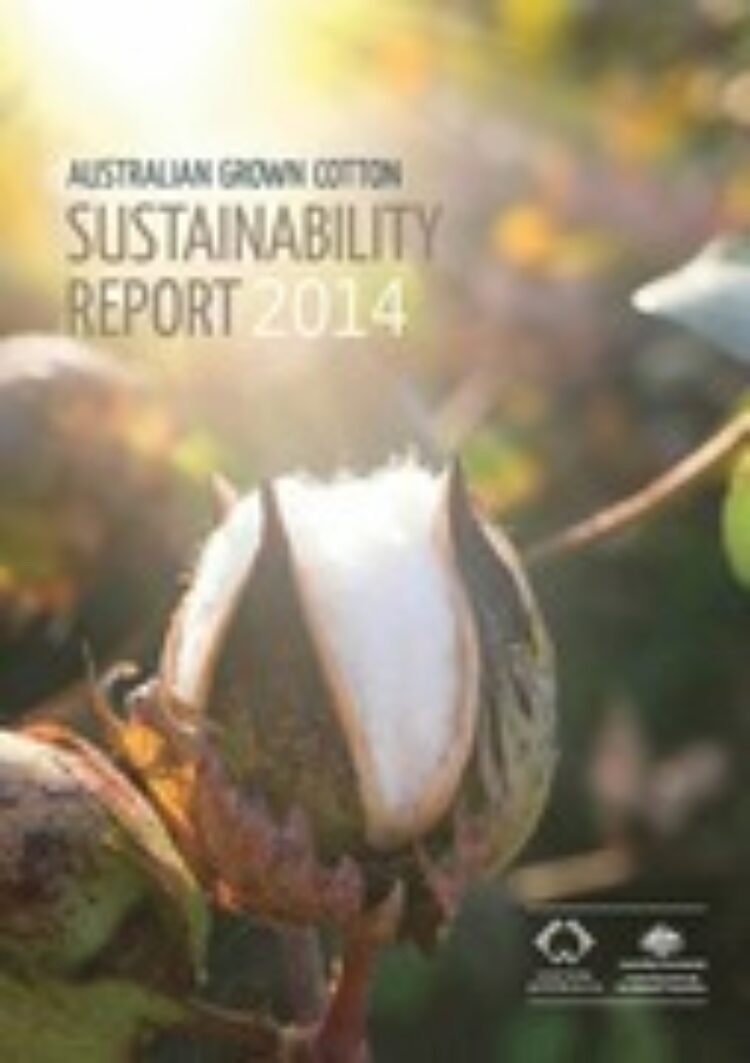 Australian Cotton Sustainability Report 2014 COMPRESSED pg1 x180