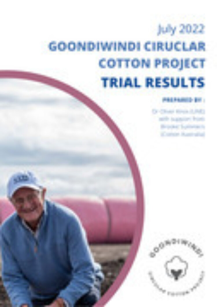 Goondiwindi Circular Cotton Project Trial Results July 2022 pg1 x180